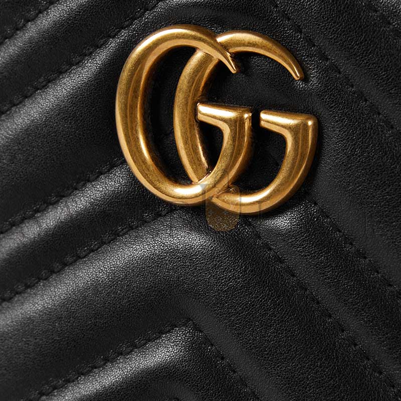 GUCCI GG MARMONT MINI CAMERA BAG 448065 (18*12*6cm)